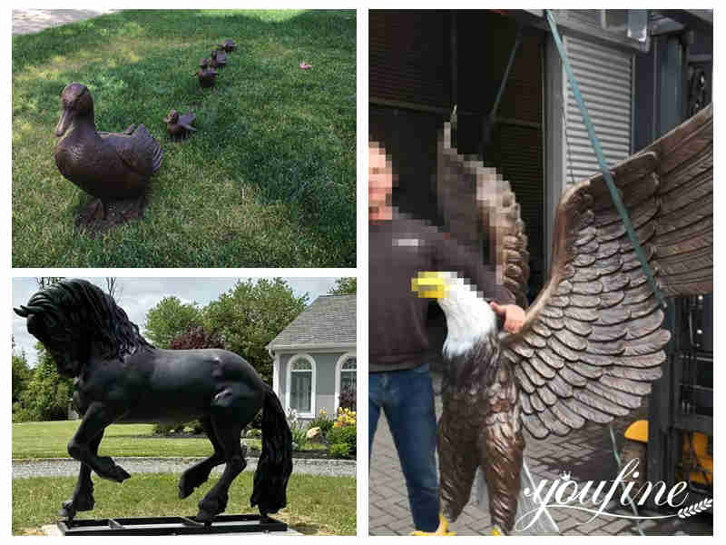 custom bronze animal statue