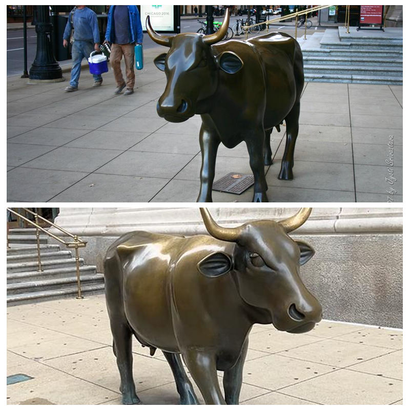 Chicago Bronze Cow