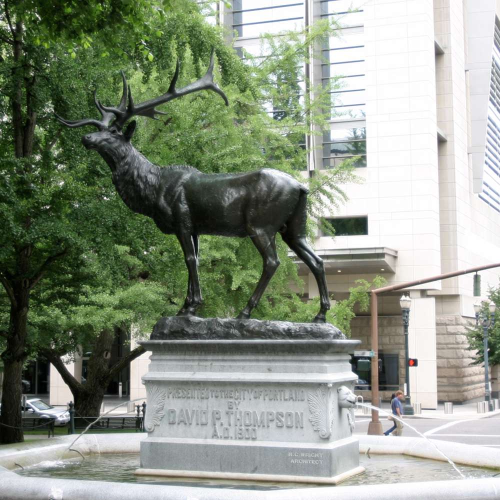 Portland Elk Statue