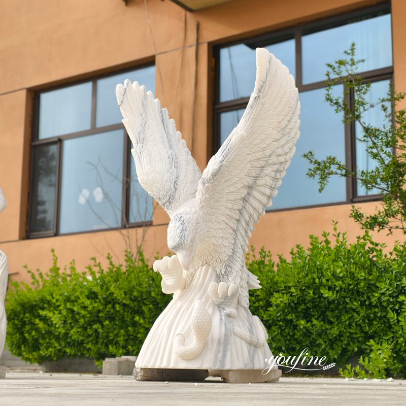 marble eagle statue