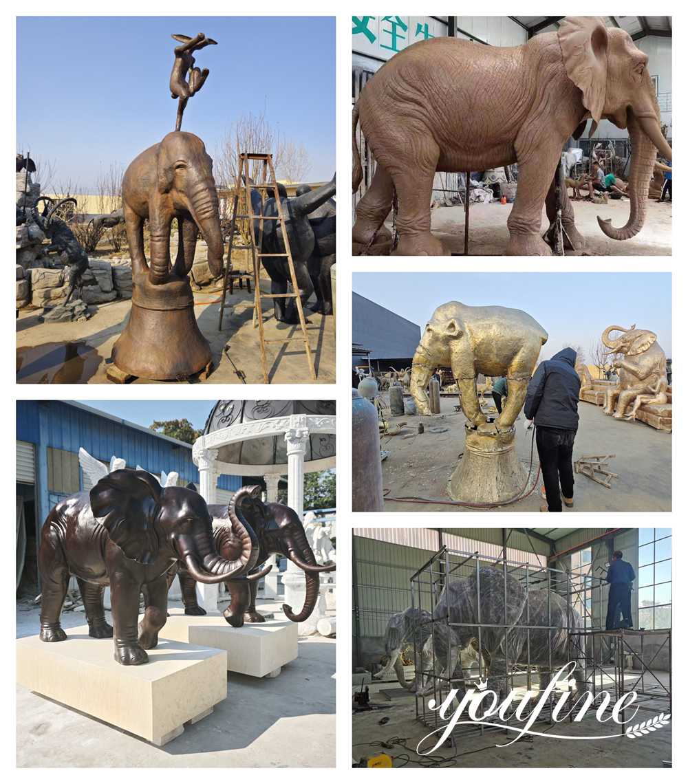 YouFine elephant sculpture factory