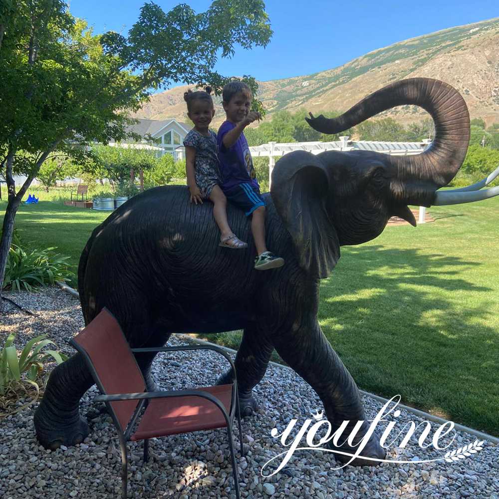 bronze elephant statue customer feedback usa