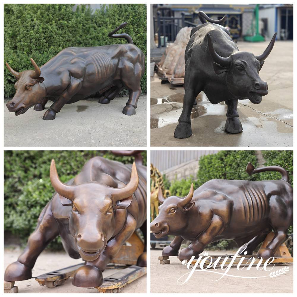custom bronze bull sculpture