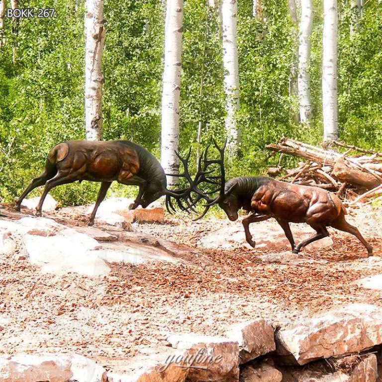 Fighting Elk Statue Feedback from us