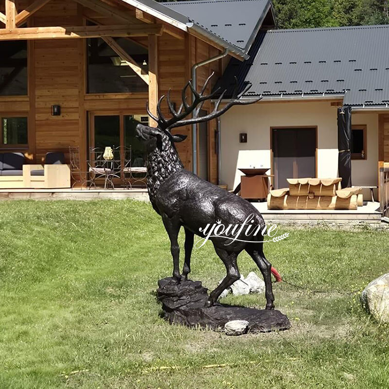 black stag statue feedback