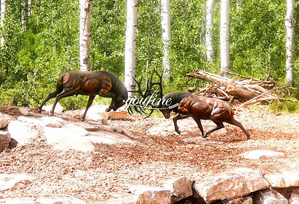 fighting elk statue feedback