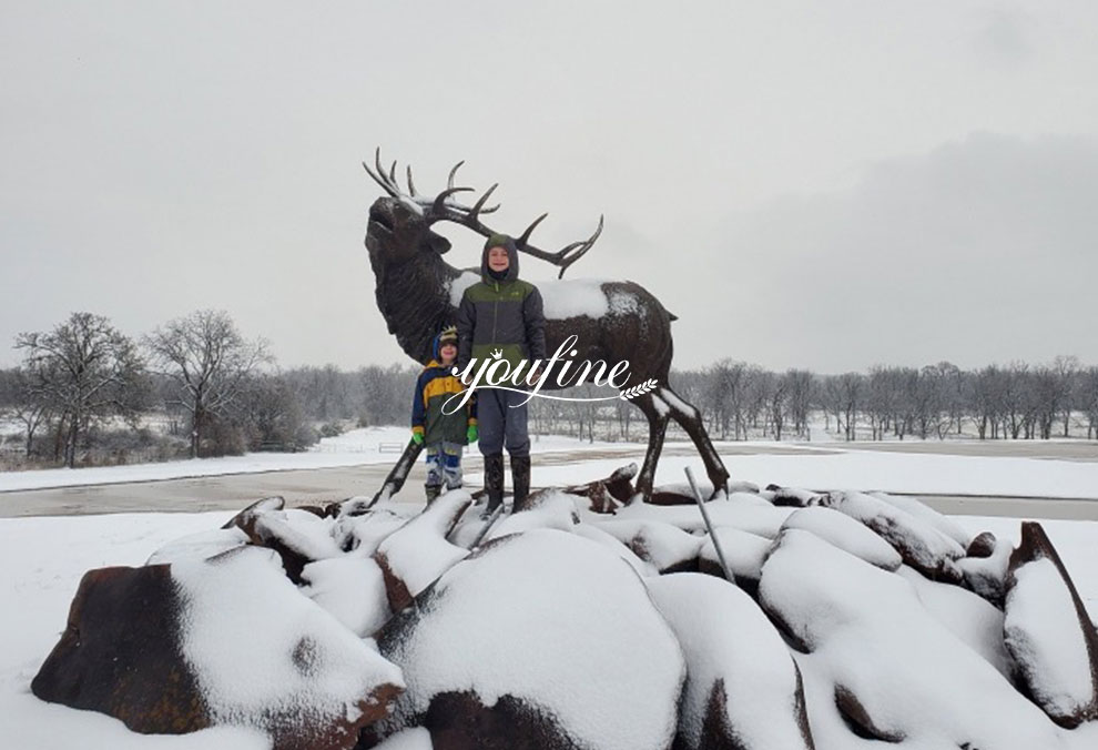 outdoor elk statue feedback