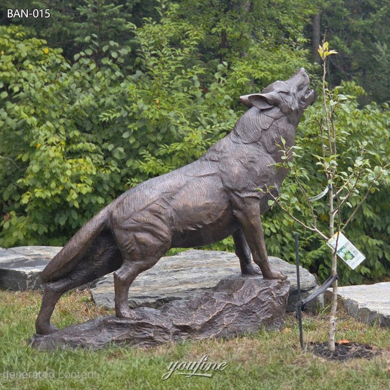 wolf howling statue feedback from Canada