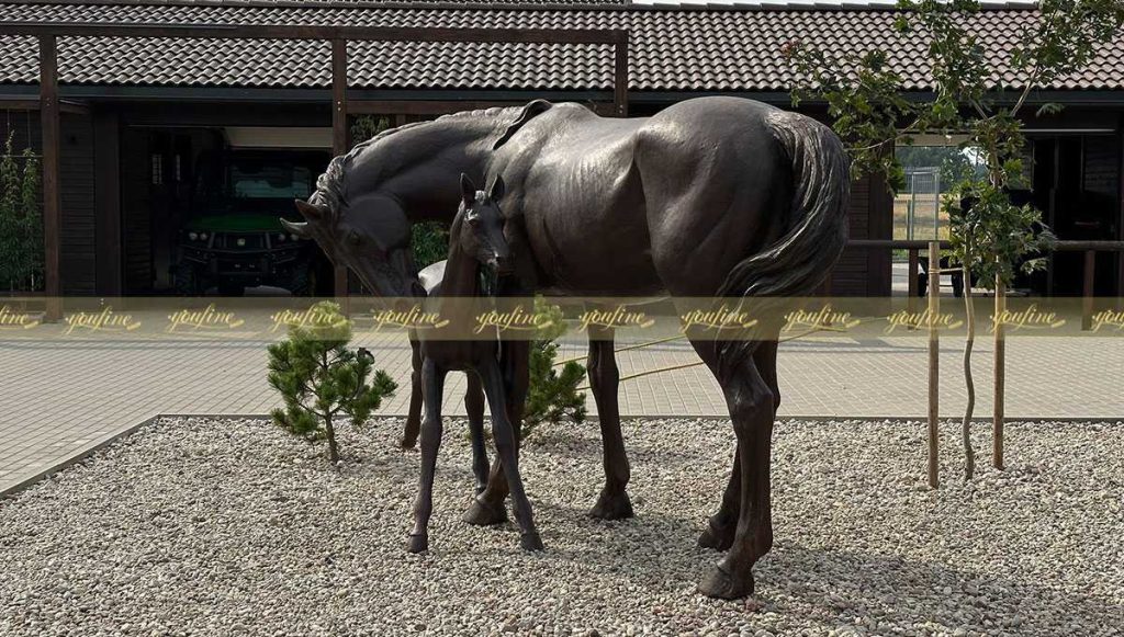 mare and foal statue feedback