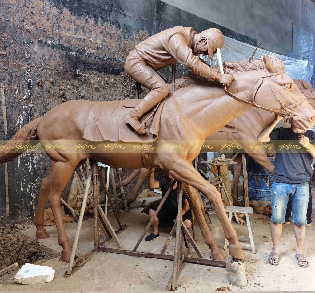 large pegasus statue