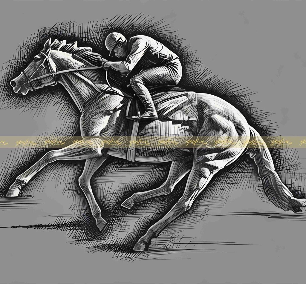 racing horse statue design