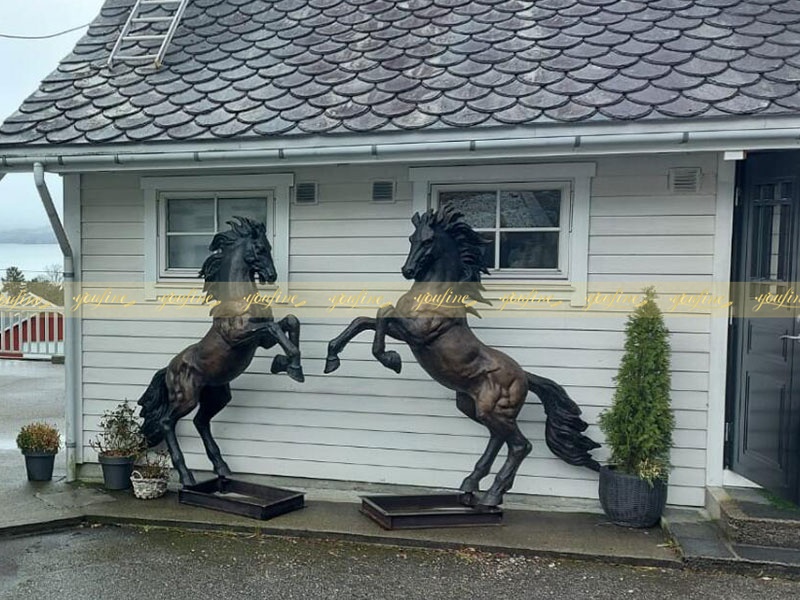 large pegasus statue