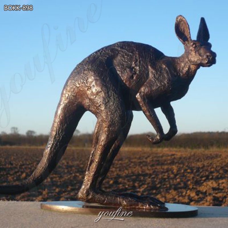 Bronze Kangaroo Statue