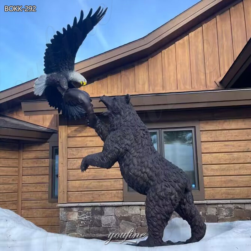 large outdoor bear statue