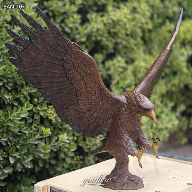 flying eagle sculpture