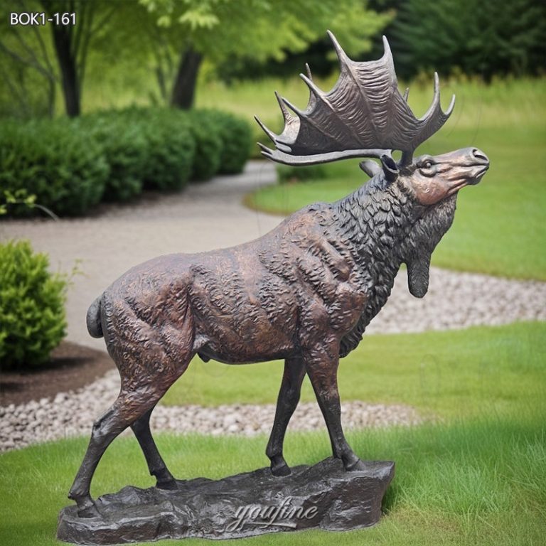 large moose statue
