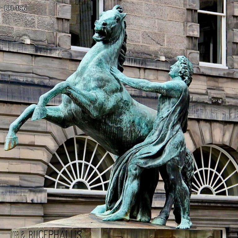Bucephalus horse statue