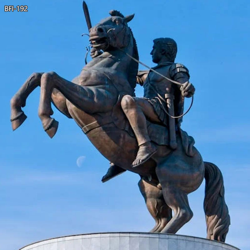Bronze Alexander the Great Horse Statue