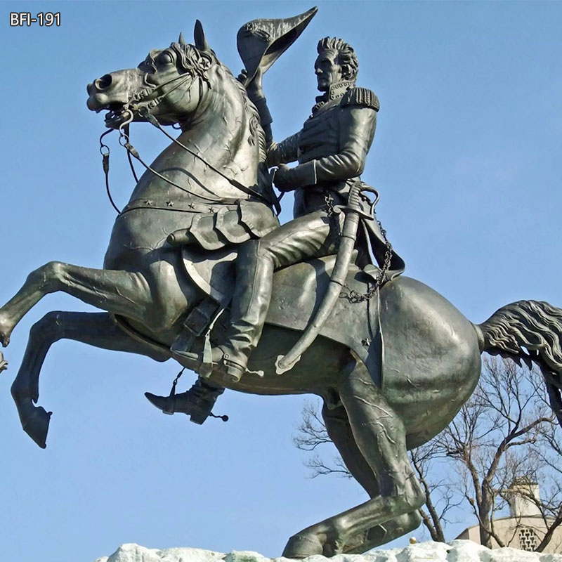 Bronze Andrew Jackson Horse Statue