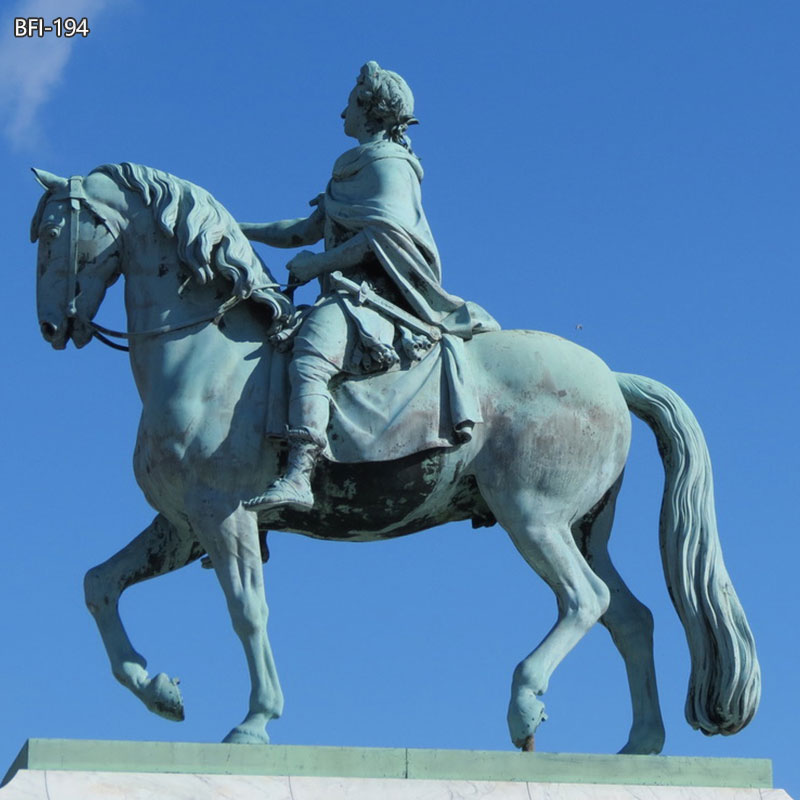 Bronze Frederick V Denmark Horse Statue