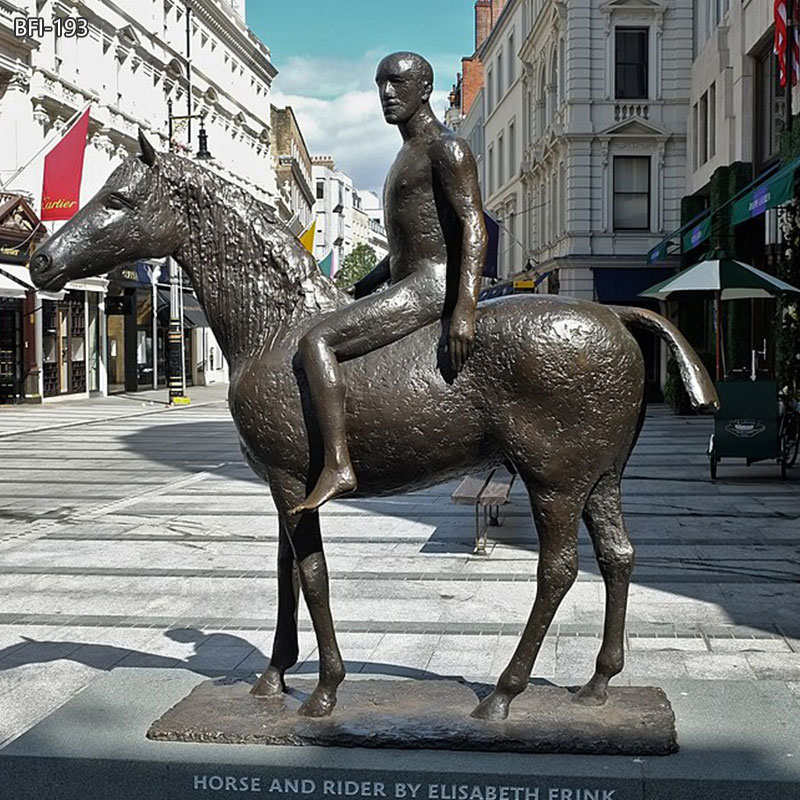 Bronze Elisabeth Frink Horse Sculpture
