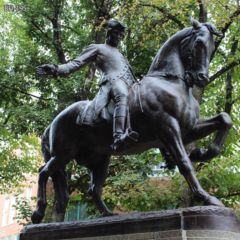 paul revere horse statue