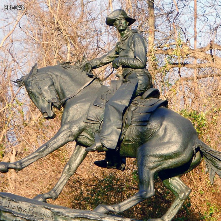 remington bronze horse