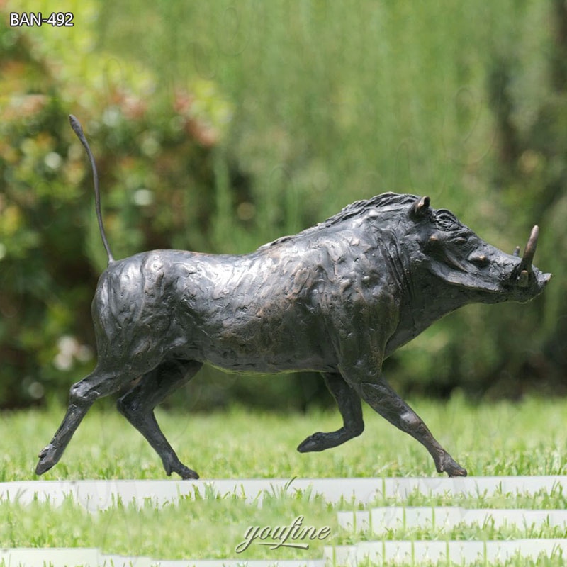 warthog statue