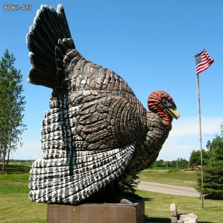 large turkey statue