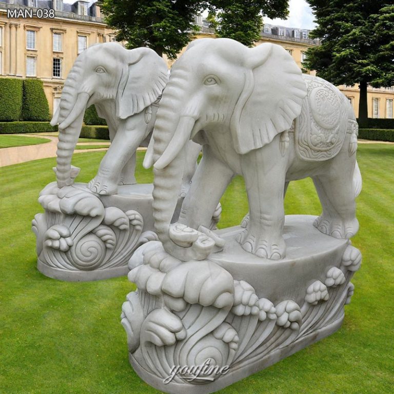 marble carved elephant