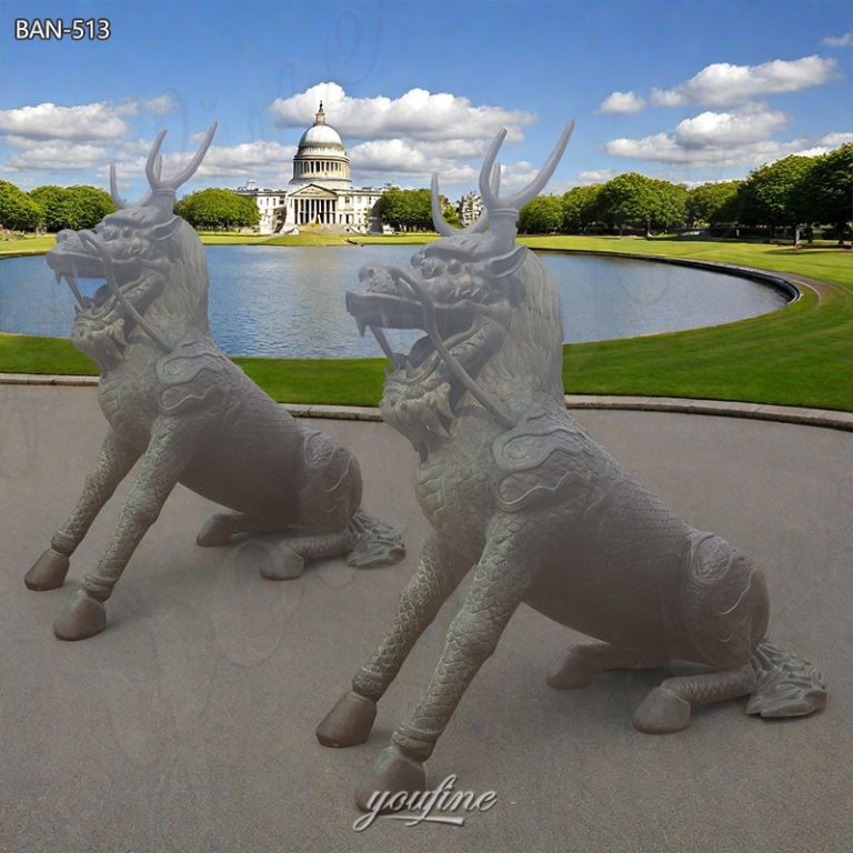 qilin statues