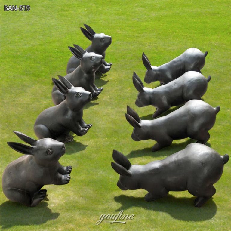 rabbit yard sculpture