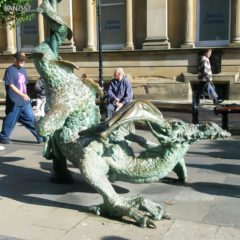 Dundee Dragon sculpture