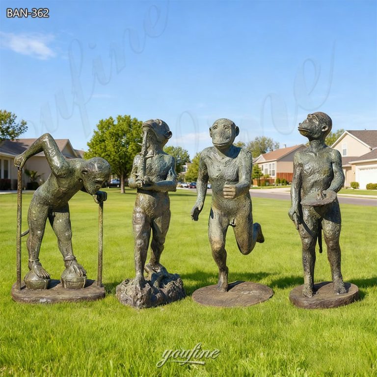 Jörg Immendorff Monkey statues
