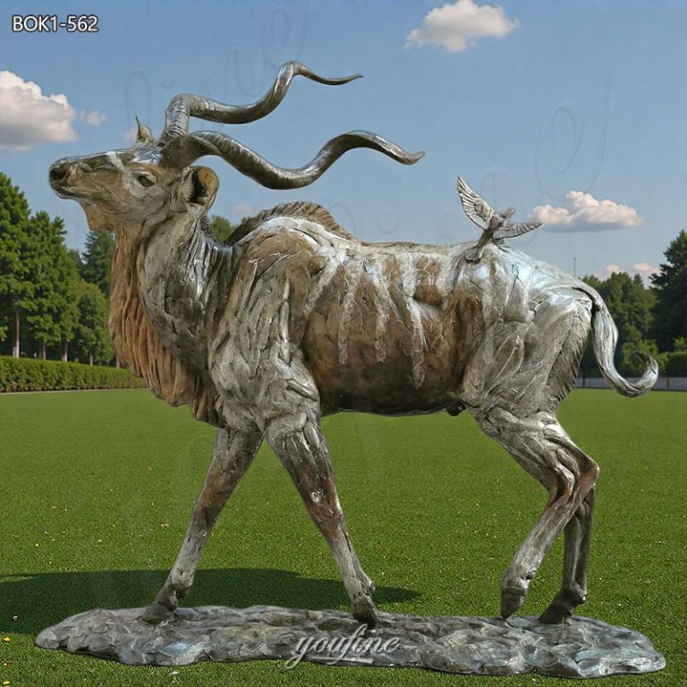 bronze Kudu sculpture