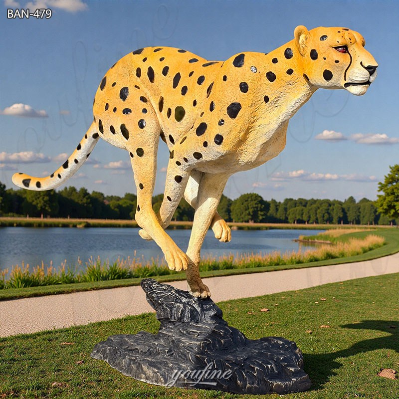 Bronze Large Leopard Statue