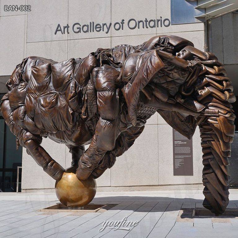bronze ago elephant statue