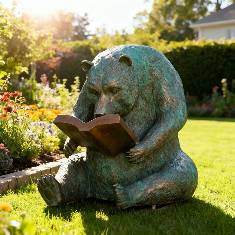 bronze reading bear feedback