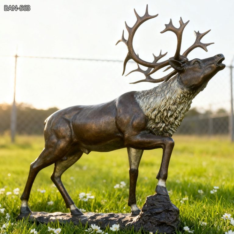 caribou statue