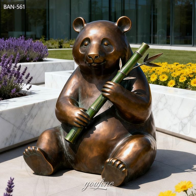 panda bear garden statues