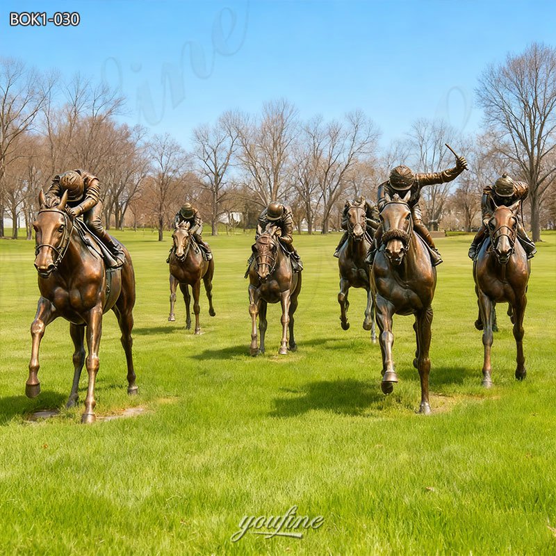 Bronze Race Horse Sculpture for Sale