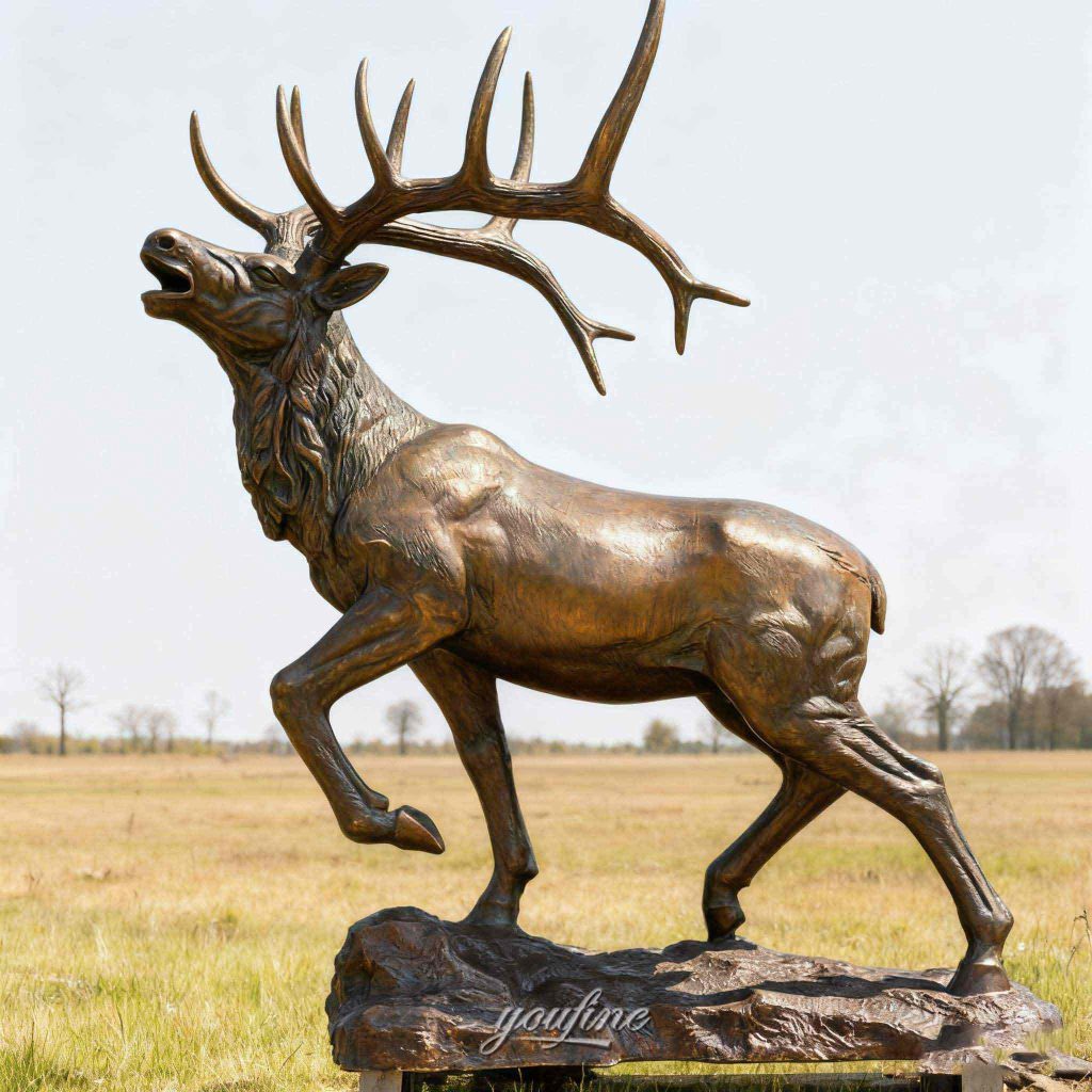 Outdoor Life Size Deer Statues
