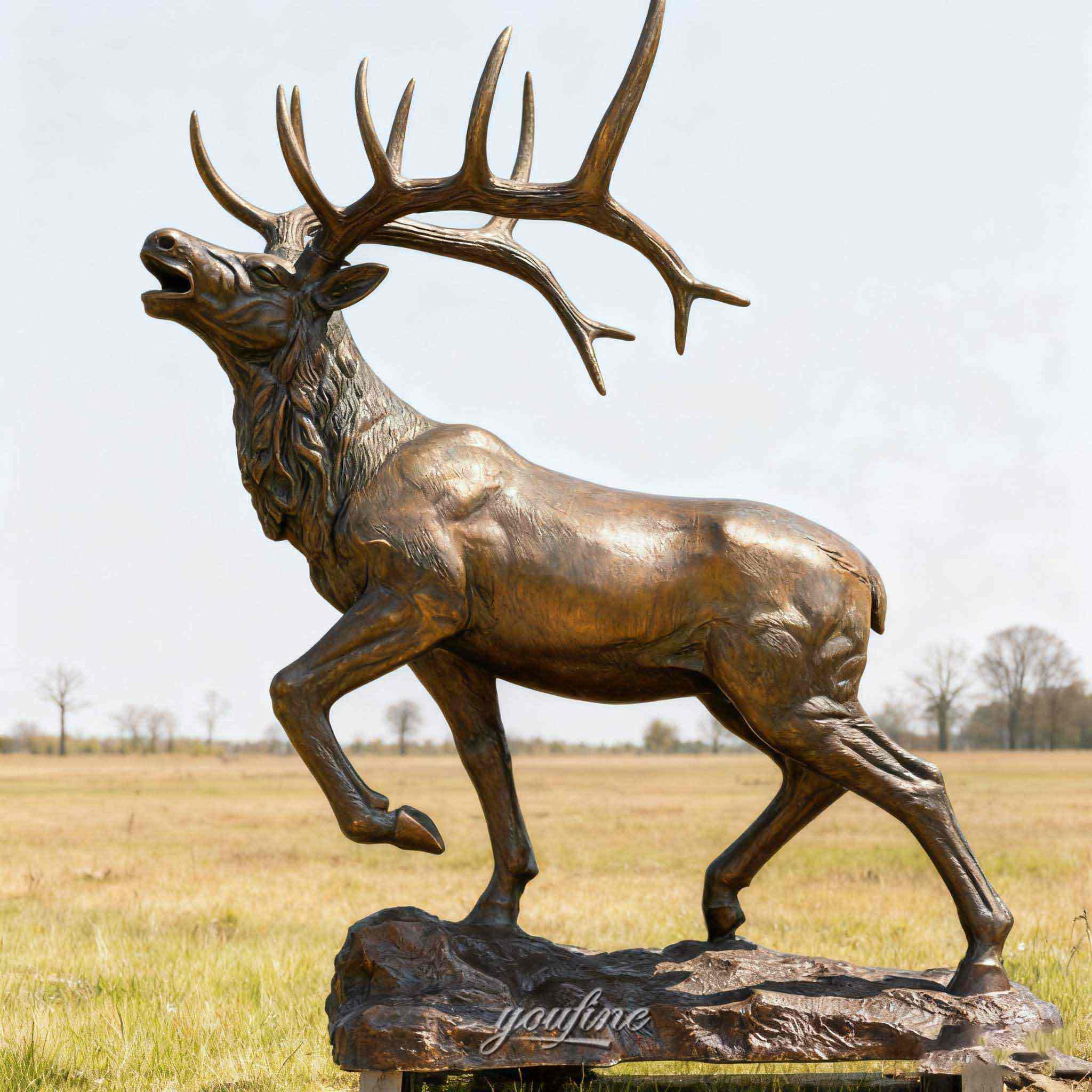 Outdoor Life Size Deer Statues