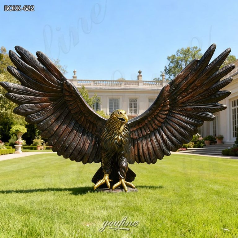 large eagle sculpture