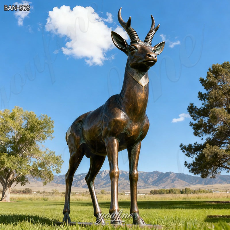pronghorn sheep sculpture