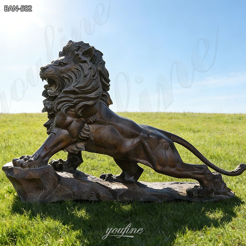 Bronze Giant Lion Statue for Sale