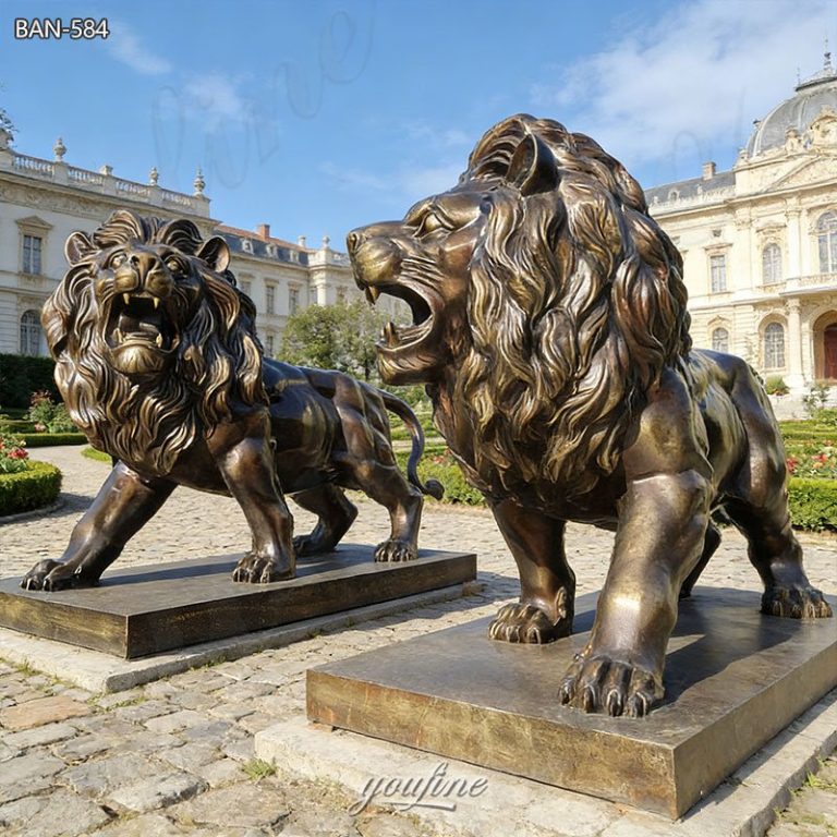 lion statues for driveway