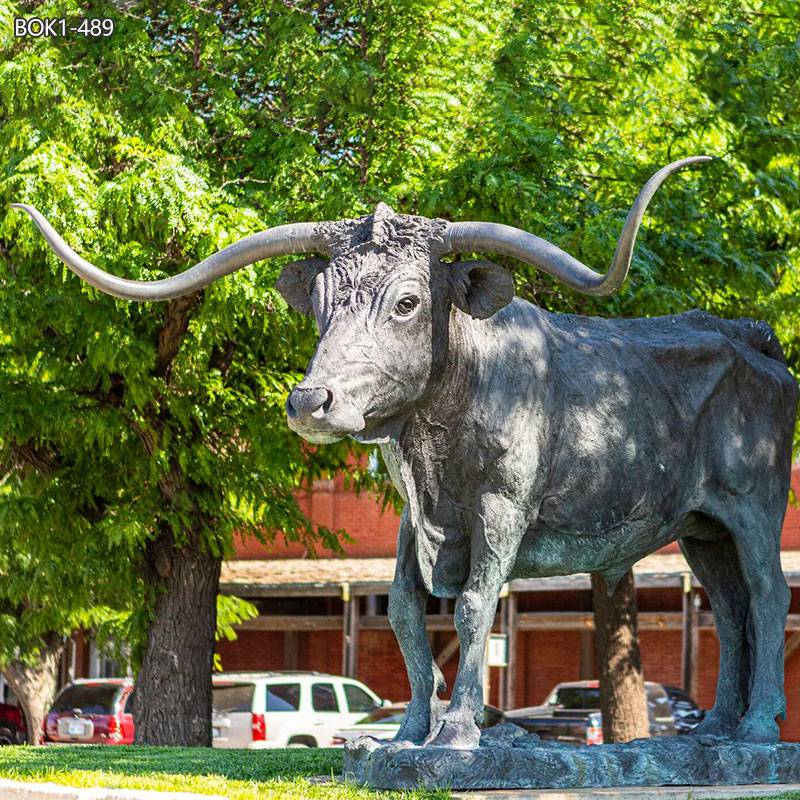 Life Size Bronze Longhorn Sculpture