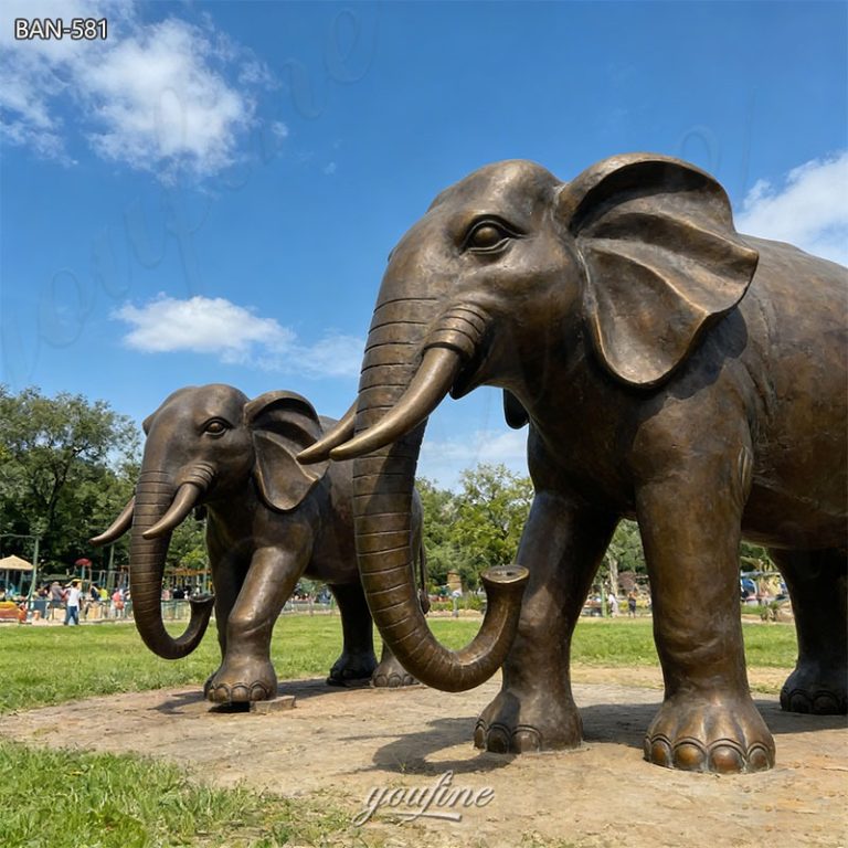 tall elephant statues