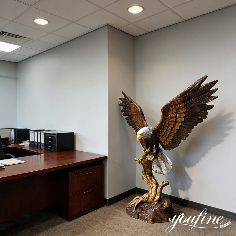 bronze eagle for office